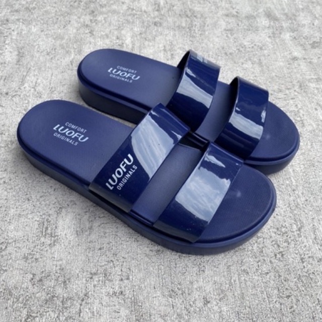 Sandal Selop Dobel Tali Loufu 7199 Doff