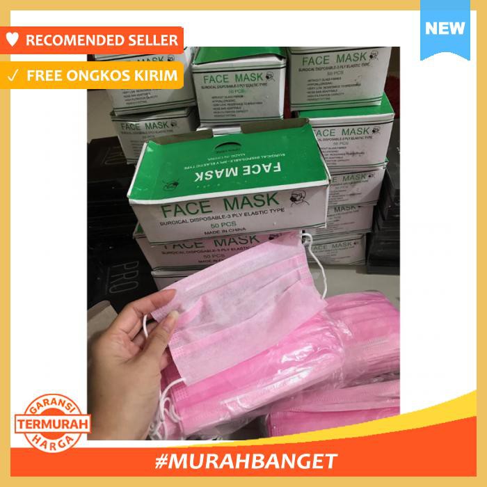 [1 Box] Masker Wajah / Masker Mulut Pelindung / Masker Motor