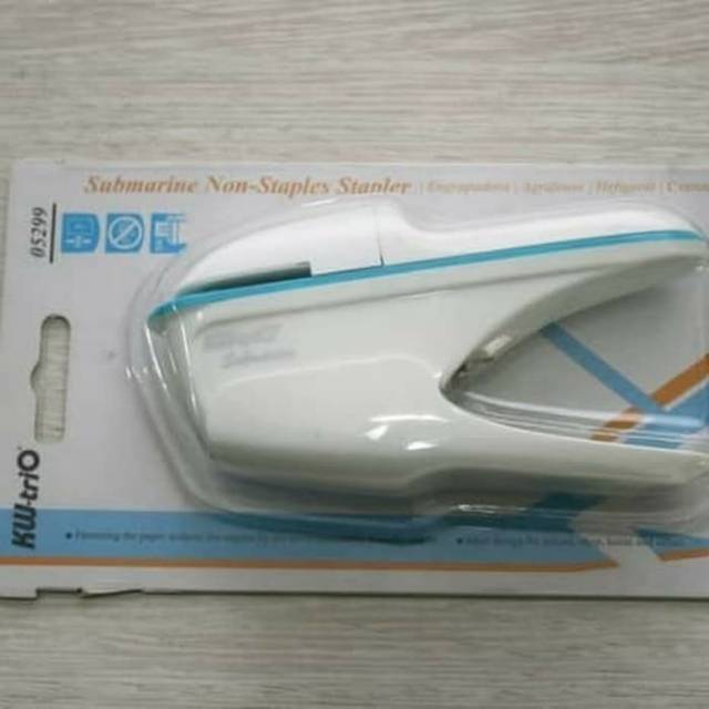 Magic Stapler KW-trio 5299 / Stapless /Stapler Unik Tanpa Isi (4 WARNA PILIHAN)