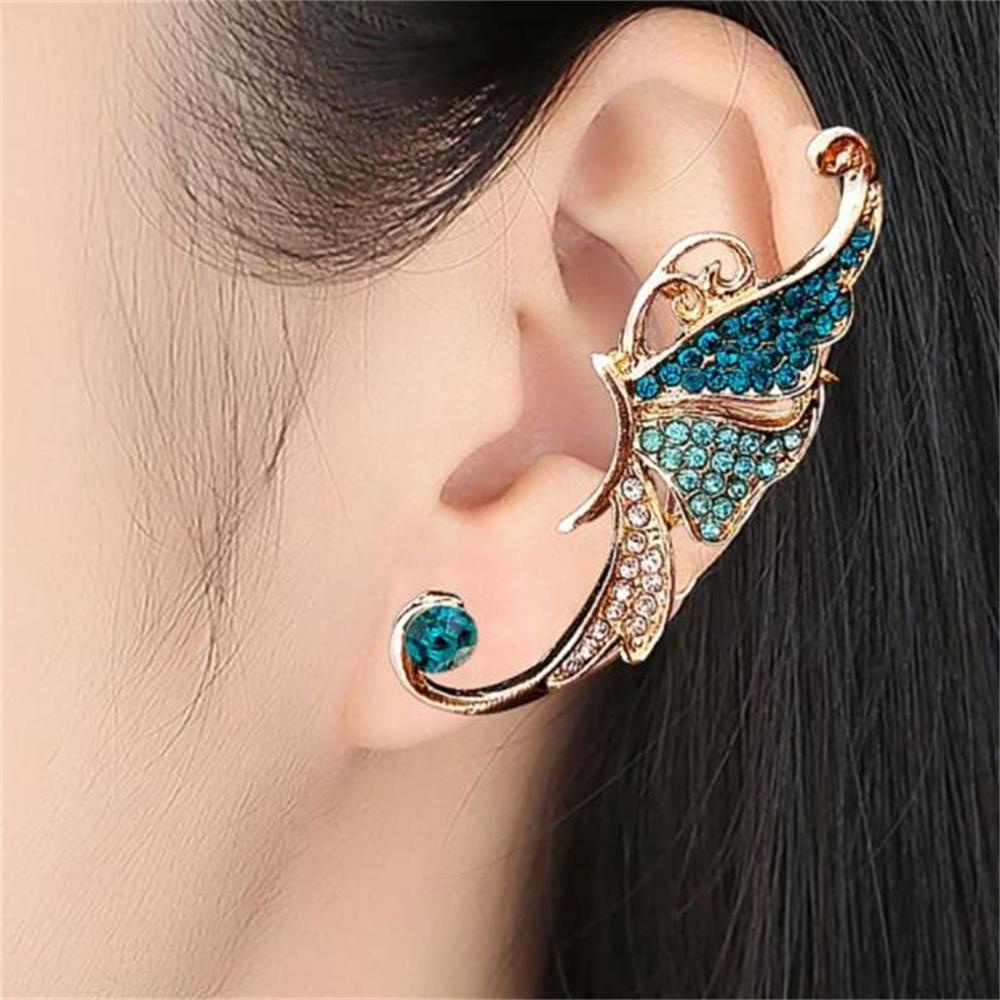 Lily Ear Wrap Fashion Hadiah Perhiasan Tragus Earrings Anting Kupu-Kupu