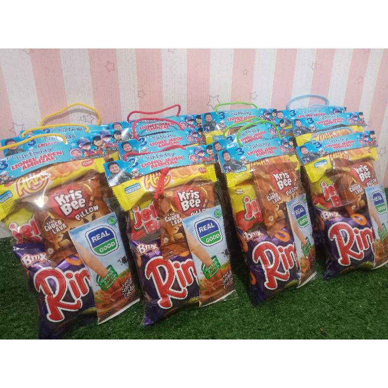 Paket Snack ultah / bingkisan snack ultah / goodibag snack/ snackultahmurah