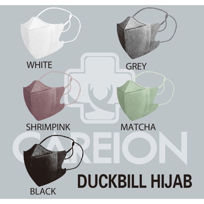 Masker Duckbil Premium Embos Careion isi 50 Tebal