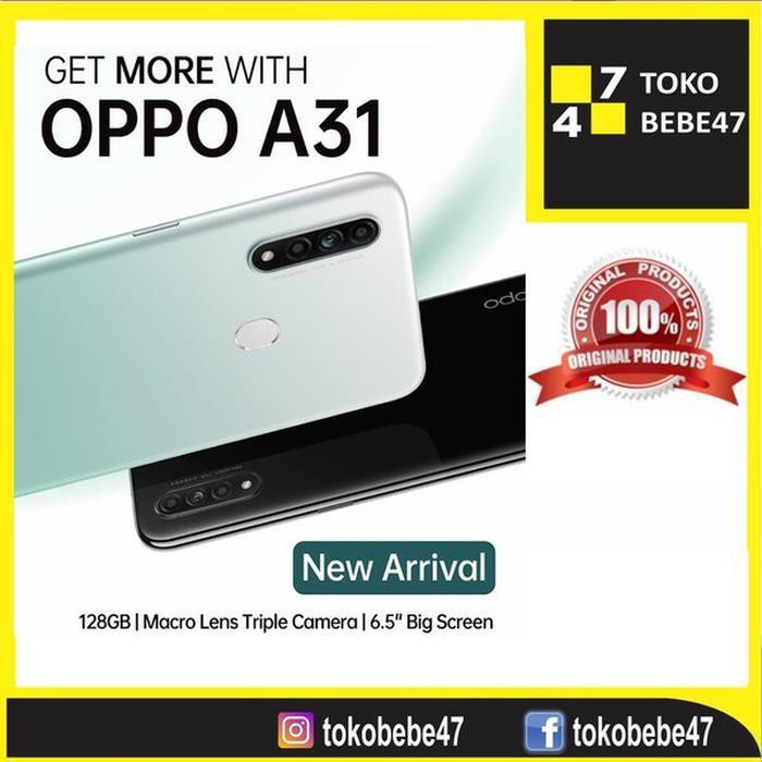 Harga Murah Hp OPPO A31 2020 RAM 4GB ROM 128GB Smartphone Garansi Resmi OPPO INDONESIA