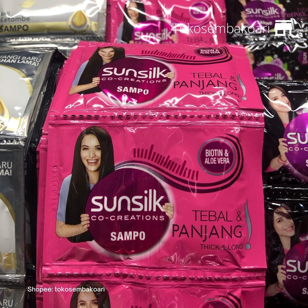 Sunsilk Shampo 10 ml x 12 sachet | Shampo Sunsilk Sachet