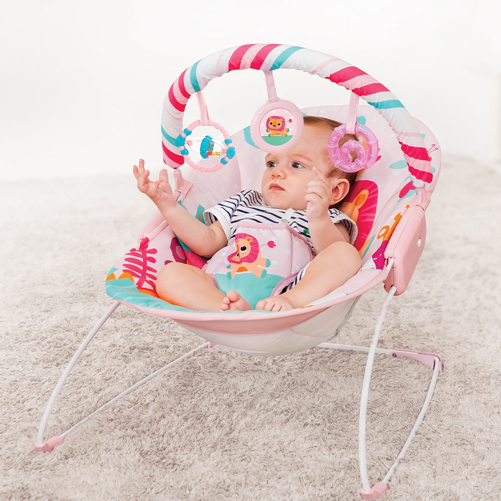 MASTELA Baby Bouncer 1 Recline BLUE- GIRAFFE - 6703-4