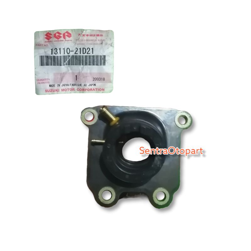 Karet intake intek manifol manipul satria 120 2tak original sgp 1311021d21