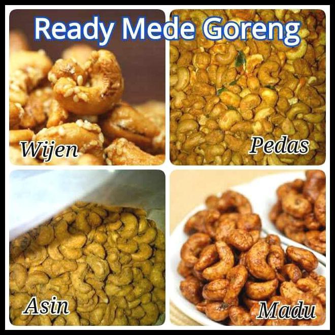 

Kualitas Terbaik - 1Kg Mede Goreng - Kacang Monyet Madu / Pedas / Wijen / Krispi Tepung - Mede Pedas