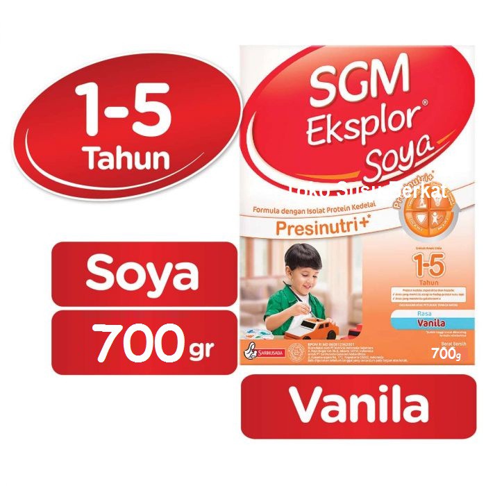 SGM Eksplor Soya 3+ - Susu Pertumbuhan - Vanila - 700gr