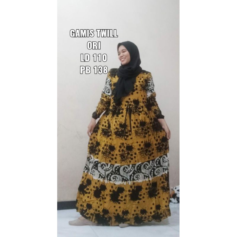 Gamis Twill Ori premium