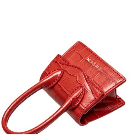 Susen Tas Micro Wanita Croco Mini Front Flap Bag