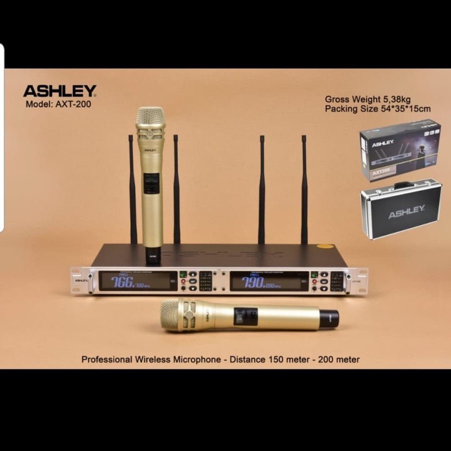 Mic Wireless ASHLEY AXT 200 / AXT200 (ORIGINAL)