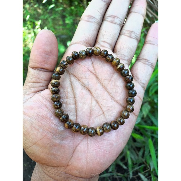 gelang kayu gaharu wangi 6mm gelang tasbih gaharu grade A gelang pria gelang gaharu asli kalimantan 