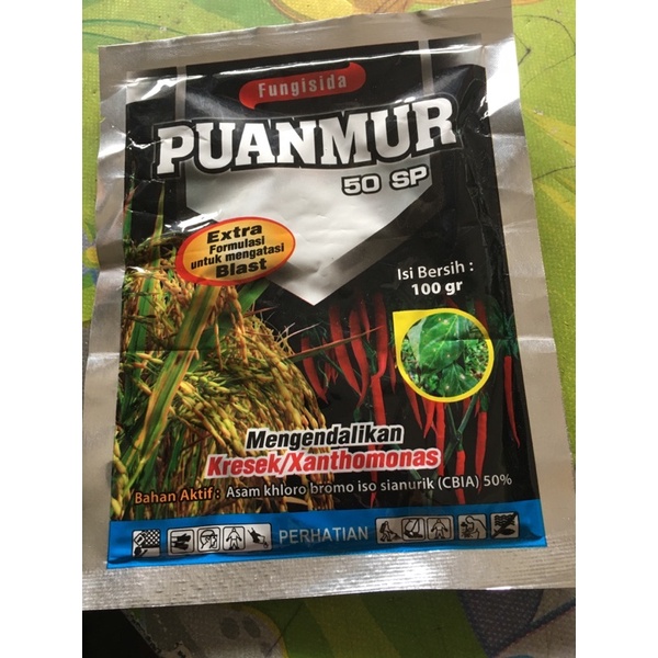 fungisida puanmur ukuran 100 gram