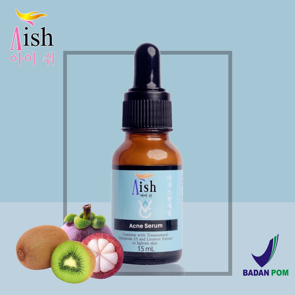 AISH SKINCARE  - FACIAL WASH / AISH SERUM KOREA / TONER / DAY&NIGHT CREAM - 100% Original-1 Acne Serum