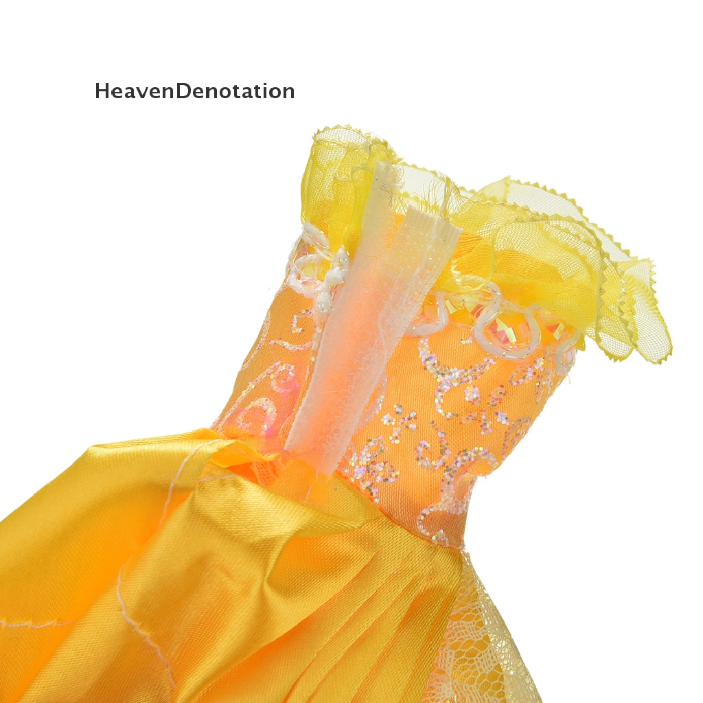 (Heavendenotation) 1pc Dress Pernikahan Handmade 4 Lapis Untuk Boneka Barbie 11 &quot;