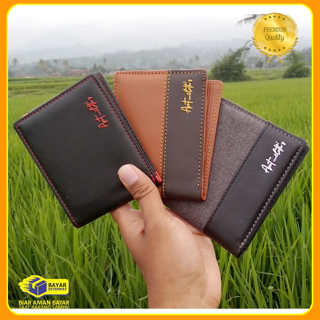 COD DOMPET cowok distro AMT sintetik fashionable