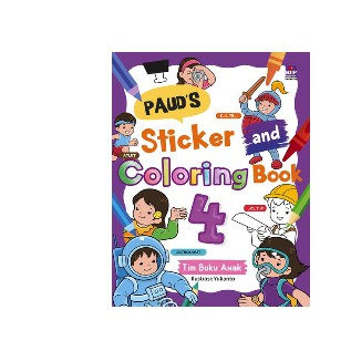 Paud's Sticker And Coloring Book 4      Bip