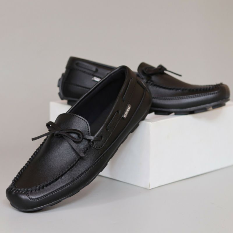 HOUSTON | Sepatu Pria Kasual Loafers Trendi Modern Fashion Santai Kerja Formal