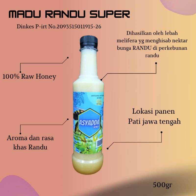 

PROMO Madu Randu Asli Raw Honey