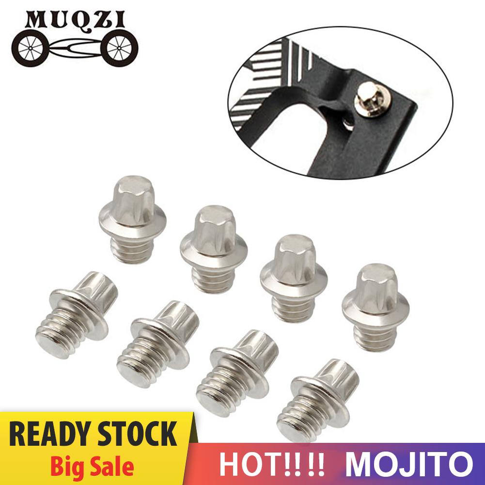 Muqzi 50pcs / Set Sekrup Pedal Sepeda Gunung Anti Slip Dengan Kunci Pas Offset