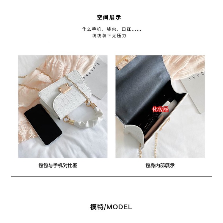 ☛TK☚ W137 TAS HANDBAG SELEMPANG MINI KULIT POLA BUAYA SLINGBAG SHOULDERBAG KULIT CEWEK IMPORT