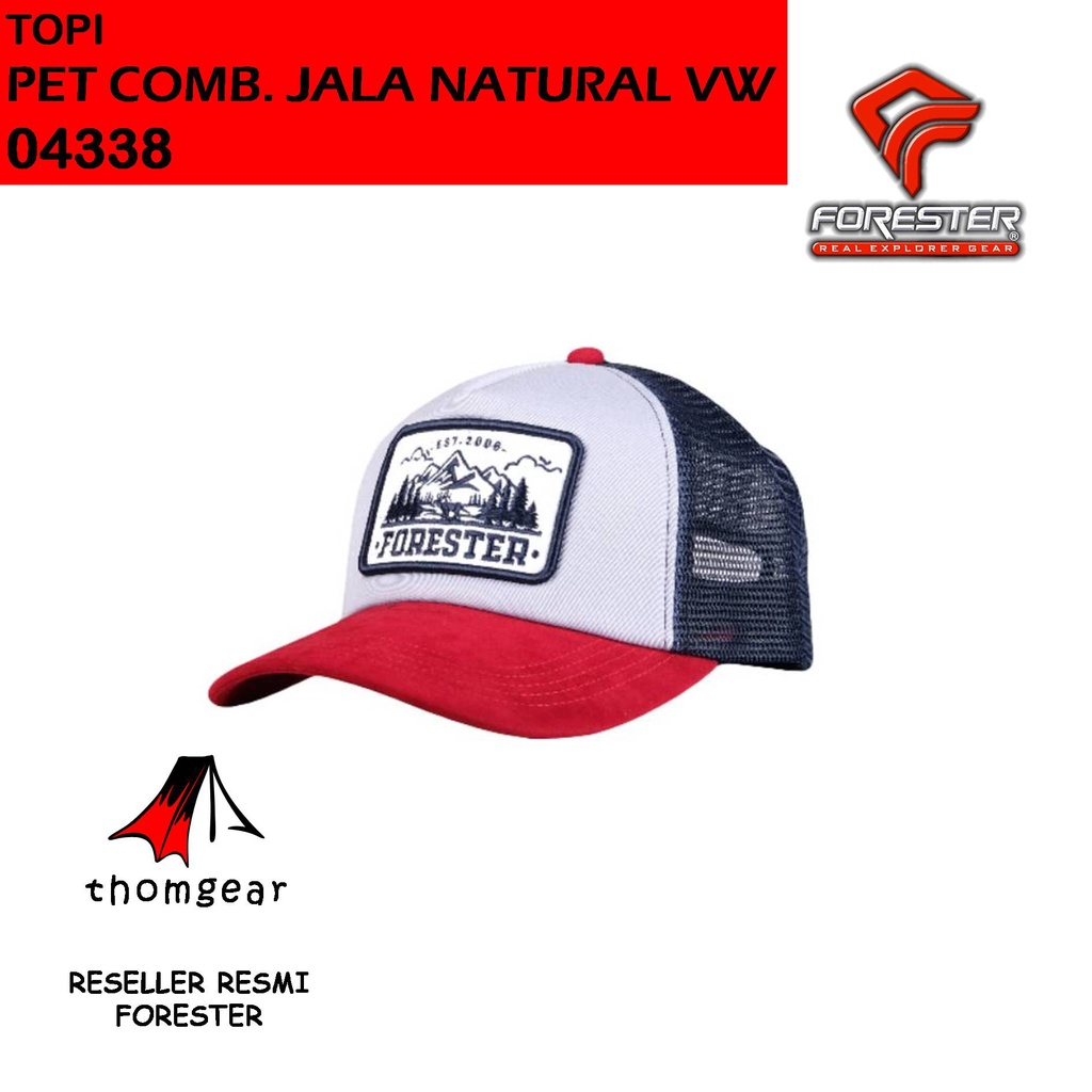 Thomgear Forester Tf 04338 Original Forester Topi Pet Jala Kombinasi Suede