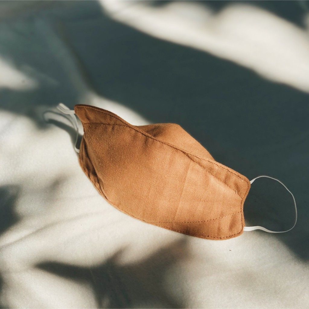 Linen Masker 2ply - Copper