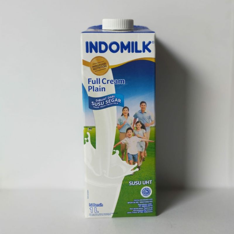 

SUSU UHT CAIR FULL CREAM PUTIH INDOMILK 1L