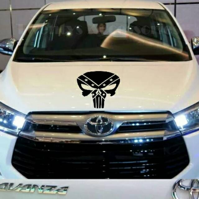 Sticker Punisher Sticker Cup Mobil
