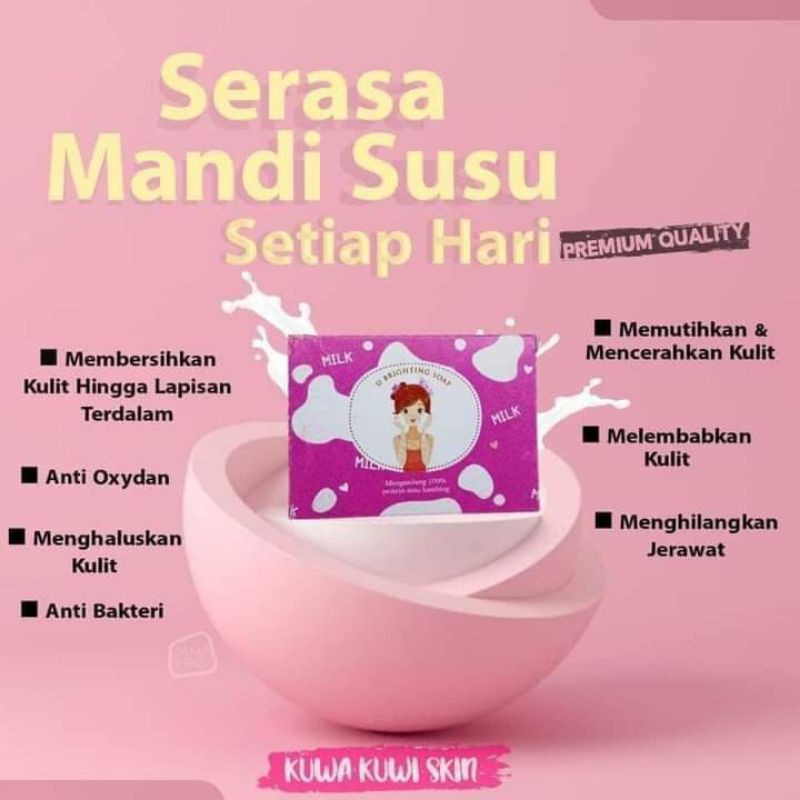 Sabun brightening sabun pemutih BPOM  KUWA KUWI skin