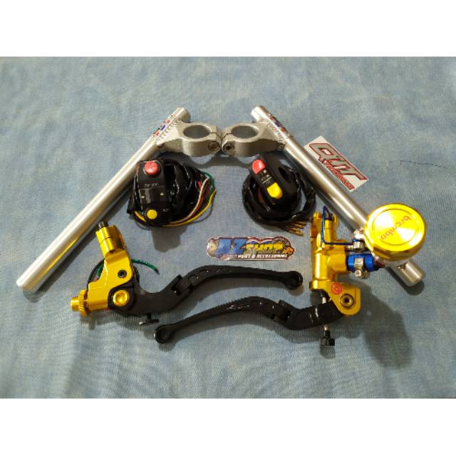 Paket Stang Stir Jepit Qtt Ninja R Rr Vixion Stik As 33 Master Brembo Murah