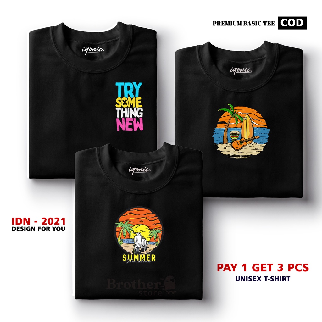 BUY 1 OR 3 PCS ( PROMO COD ) BROTHER STORE / Kaos Distro100% Catoon Combed 30s / ArticelSPT