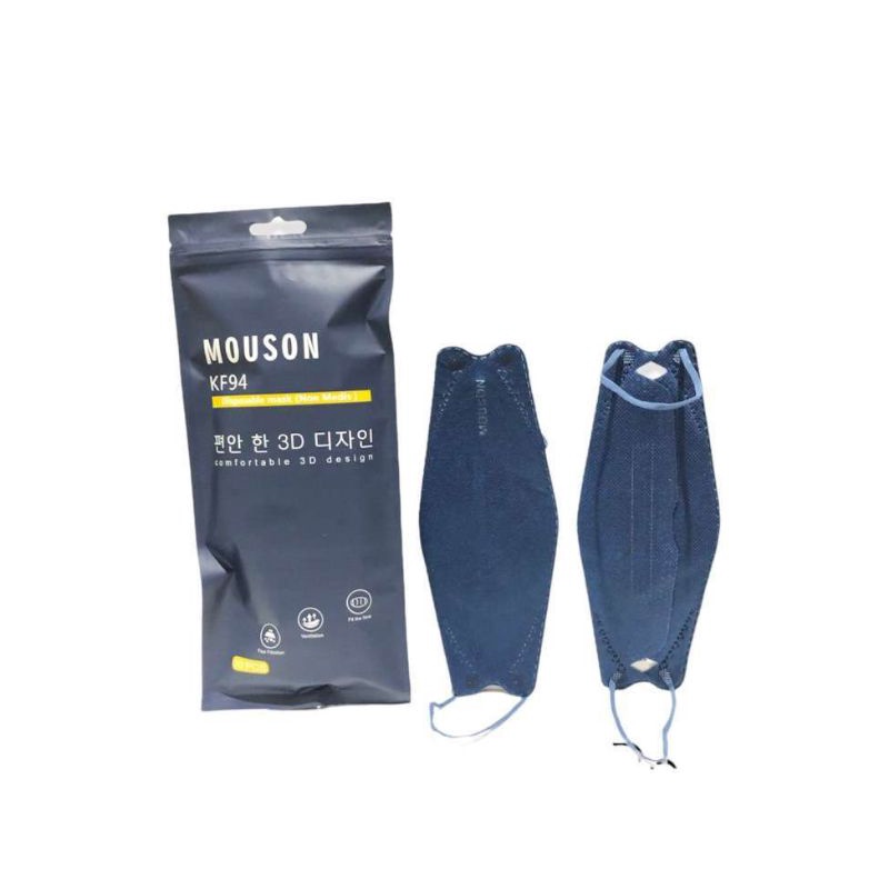 Masker Kf94 Mouson Navy Isi 50 Pcs