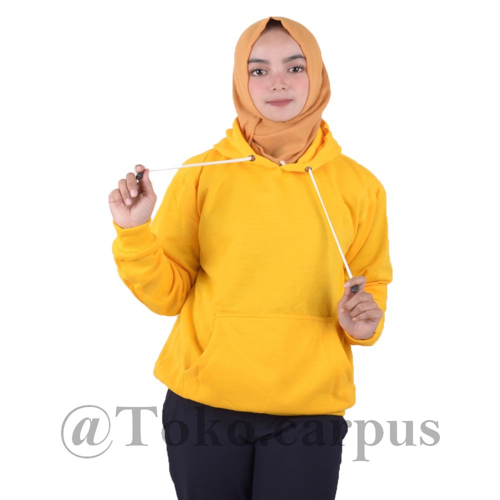 JAKET JUMPER POLOS PRIA WANITA KUNING TOKO CARPUS
