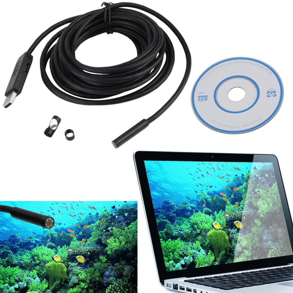 ANDROID ENDOSCOPE CAMERA - USB Wire Camera Endoscope Baroscope 7mm 1/9 CMOS