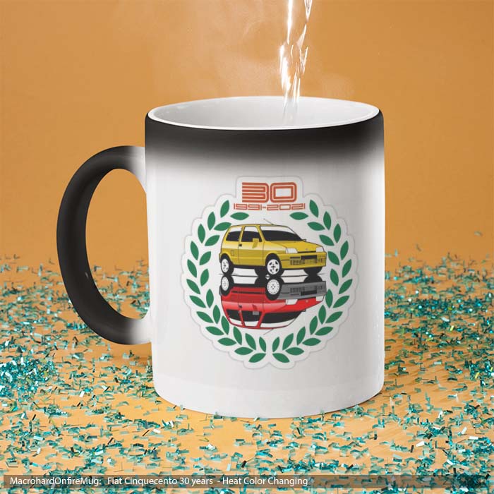 Mug Magic Fiat Cinquecento 30 years