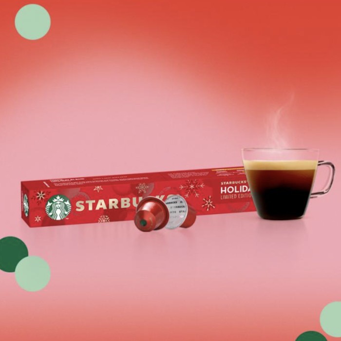 

H2J0U2J1U Starbucks Holiday Blend Lungo Coffee Capsules - Nespresso Compatible HyYj