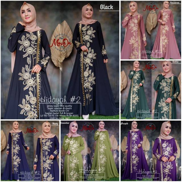 [TERLARIS] HIDAYAH BUSANA // ABAYA HIDAYAH // ABAYA BORDIR // ORY BY MOVEON [COD]