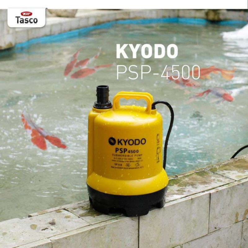 Pompa Celup Kolam Ikan Kyodo Psp 4500 Pompa submersible kyodo Psp 4500 Pompa Celup Air Kolam Ikan