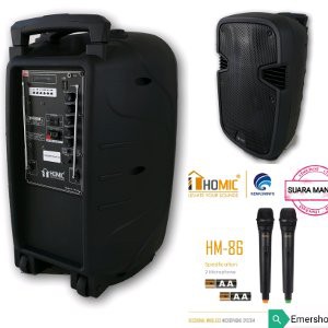 Promo Speaker bluetooth portable wireless meeting 12 inch suara mantab Limited