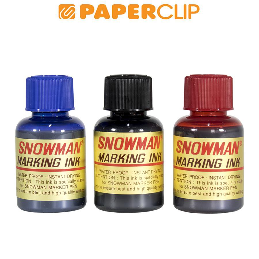 

INK MARKER SNOWMAN PERMANENT RED