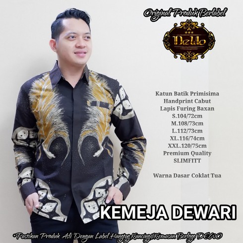 kemeja DEWARI batik pria atasan batik by DEWO