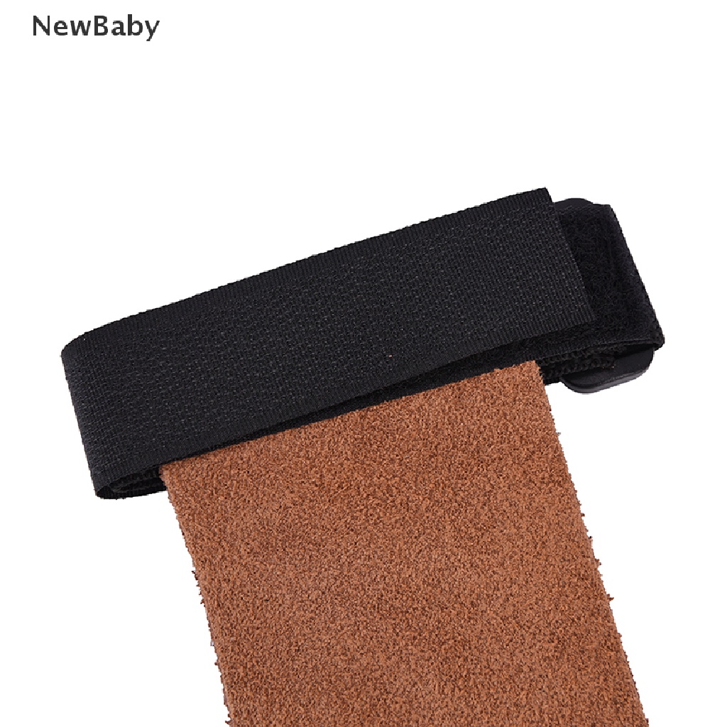 NewBaby 1 pair Grips crossfit gymnastics hand grip guard palm protectors glove Brown ID