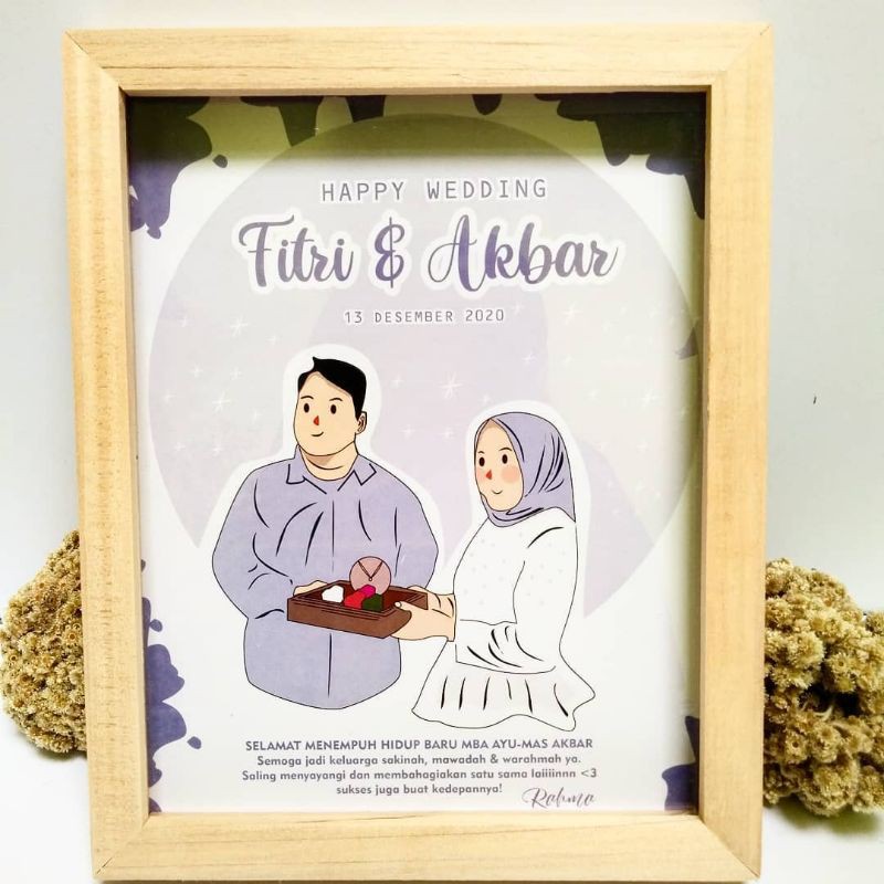 kado ulang tahun, kado wedding, bingkai kado, frame kayu, kado wisuda, vector