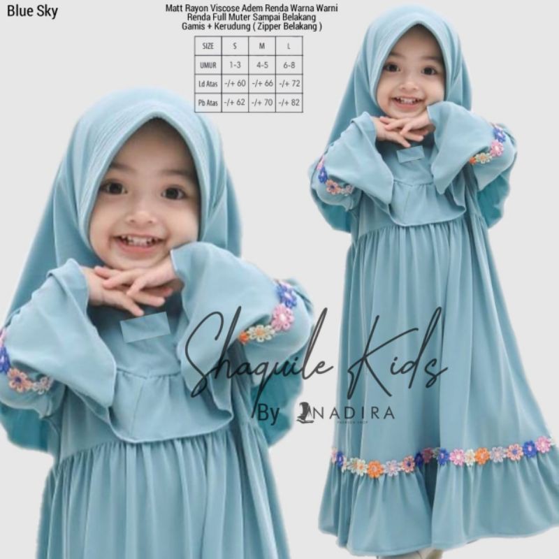 Gamis anak Shaquile Kids originak by Nadira