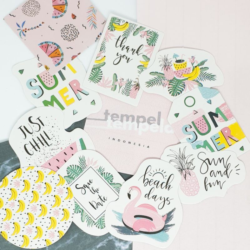 

Summer Sticker Aesthetic Cute (Stiker Deco Lucu Murah)
