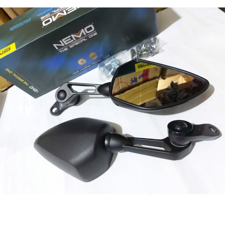 Spion ducati Nemo 1007 kaca bening  Nmax Aerox Pcx 160 Adv Vario 125 150 160  beat scoopy mio soul dll universal semua motor kaca bening