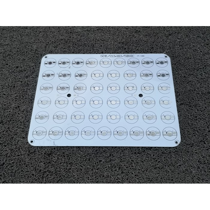 pcb aluminium high power led x 50 50w hpl 1w 3w heatsink papan solder