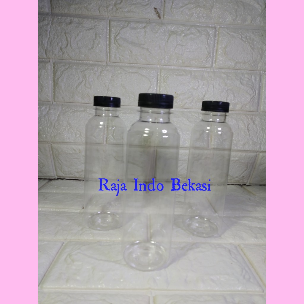 Botol Plastik Almond 250ML Botol Minum Tutup Shortneck Botol Minuman Dan Botol Jus