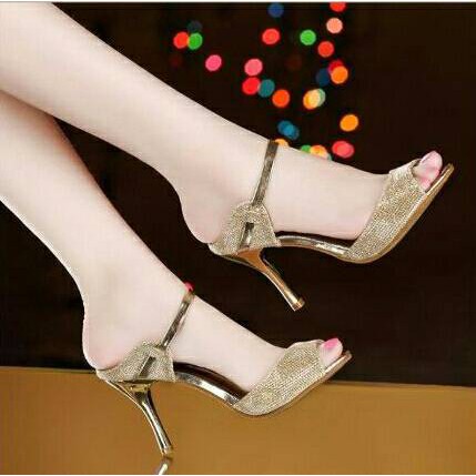 HEELS GLITTER PESTA LJ 05 EMAS